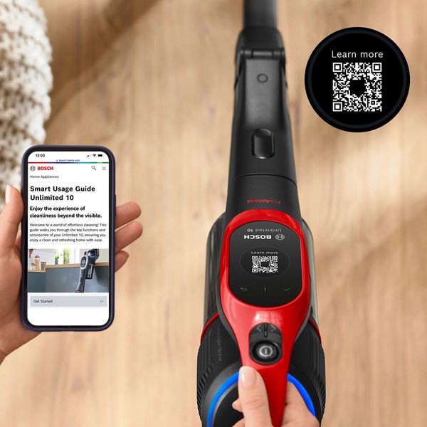 Bosch BCS1041PET Unlimited 10 ProAnimal Σκούπα Stick Επαναφορτιζόμενη