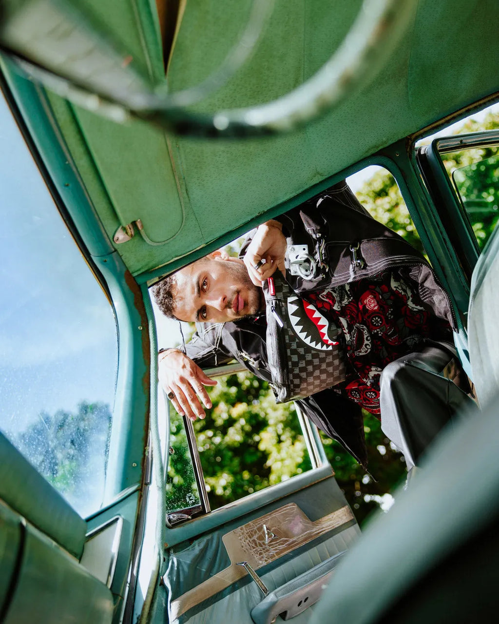 Atomic Vapor Shark Crossbody