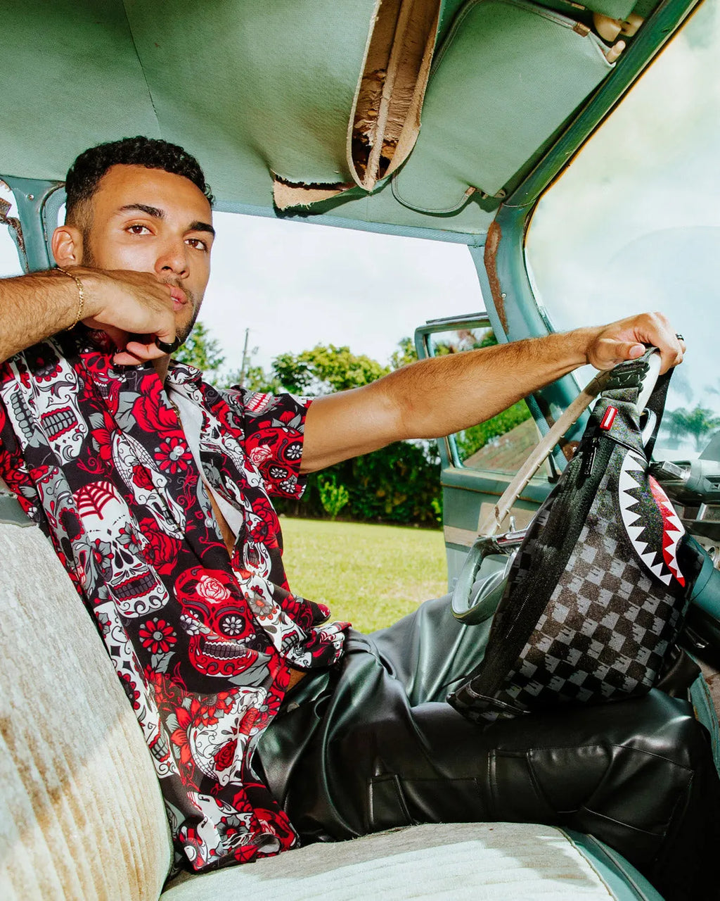 Atomic Vapor Shark Crossbody