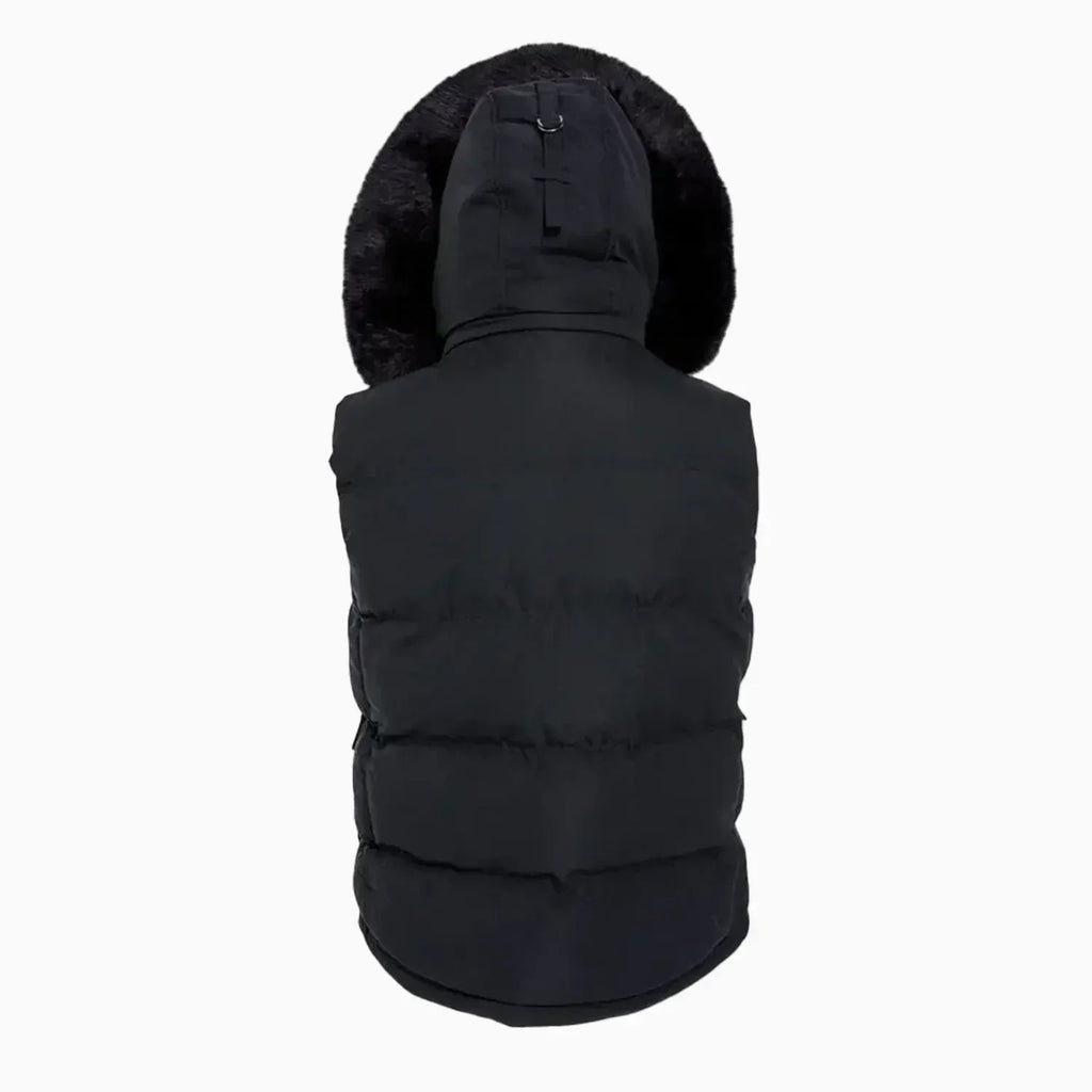 Big Men's Yukon Fur Lined Puffer Vest