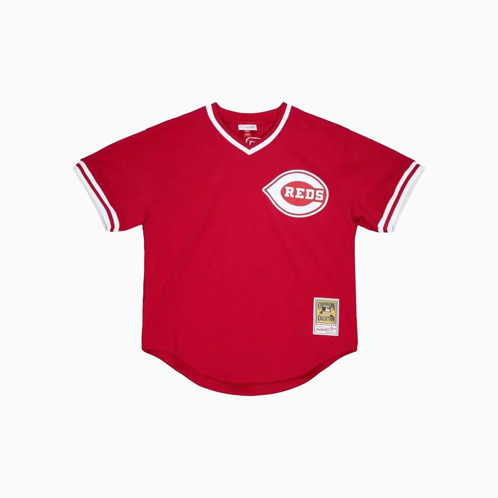 Authentic Barry Larkin Cincinnati Reds MLB 1990 Jersey