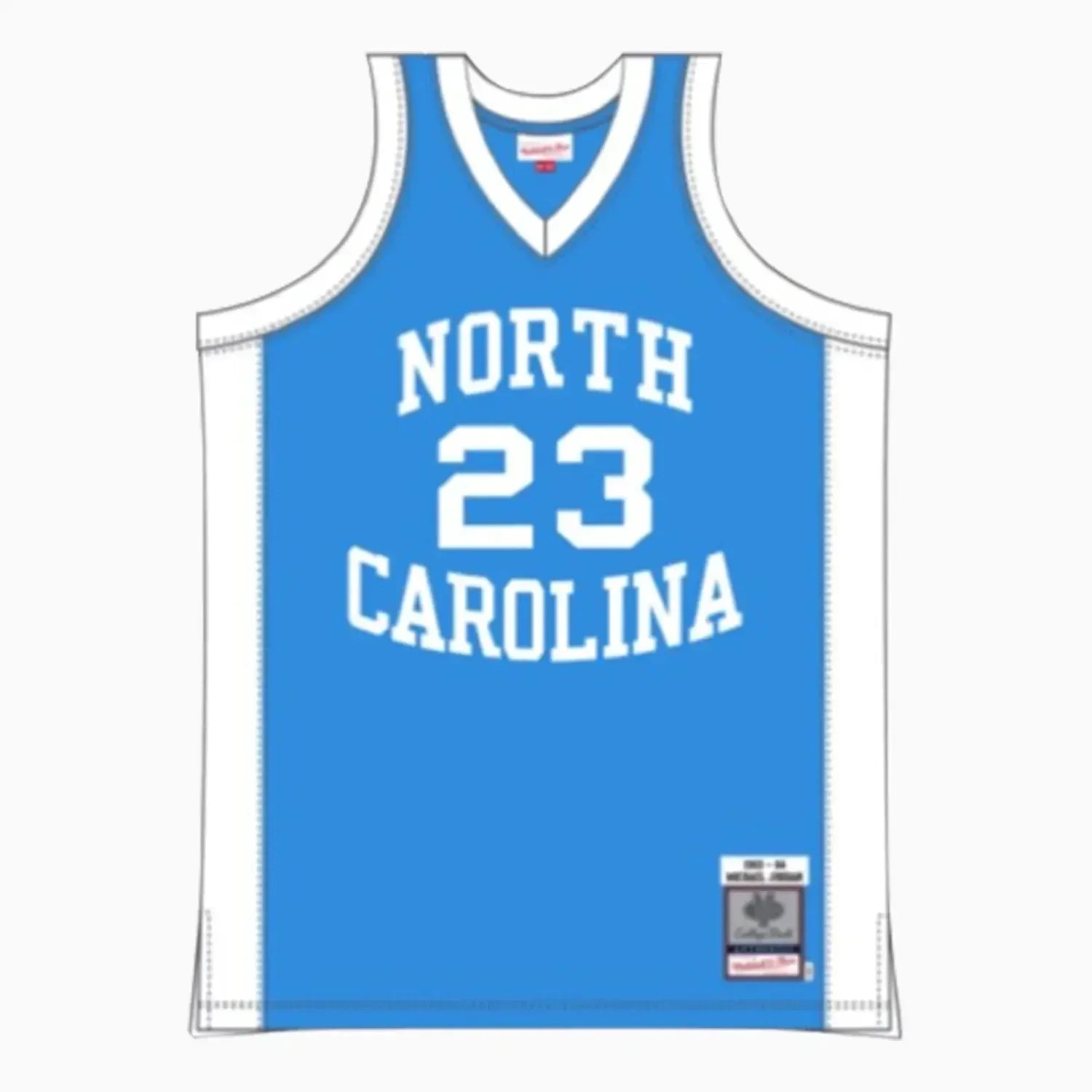 Authentic Michael Jordan University of North Carolina NBA 1993-84 Jersey