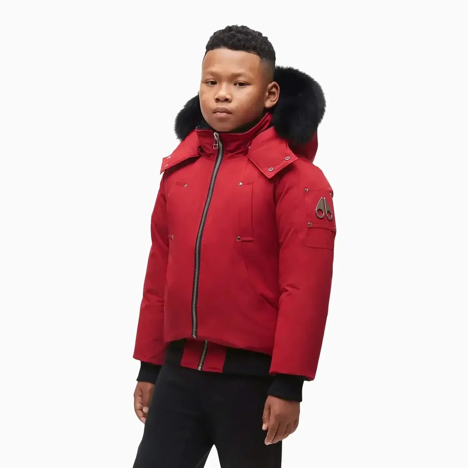 Kid's Bomber Hooded Jacket