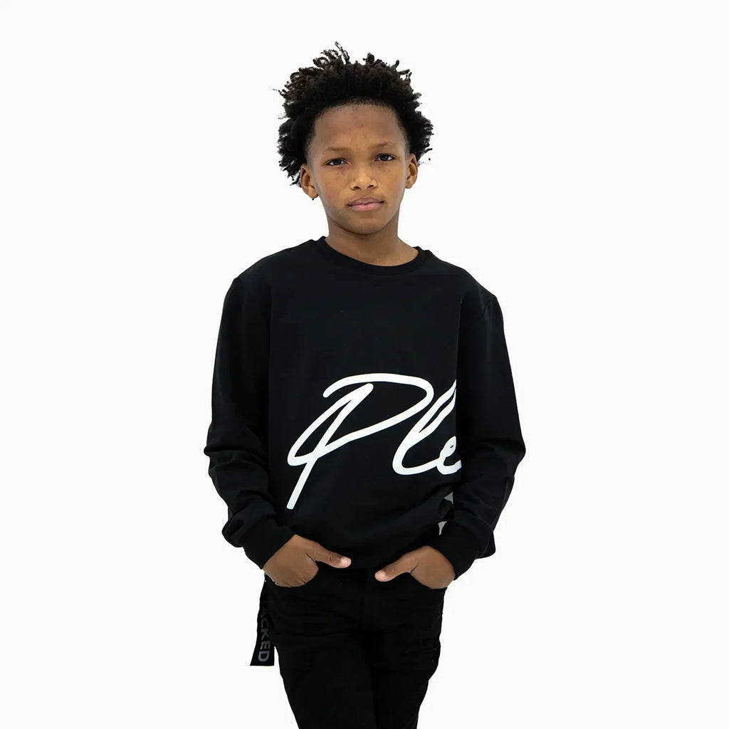 Kid's Boys Signature Logo Mini Me Sweatshirt