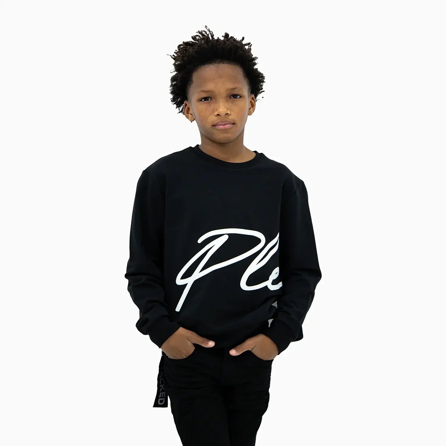 Kid's Boys Signature Logo Mini Me Sweatshirt