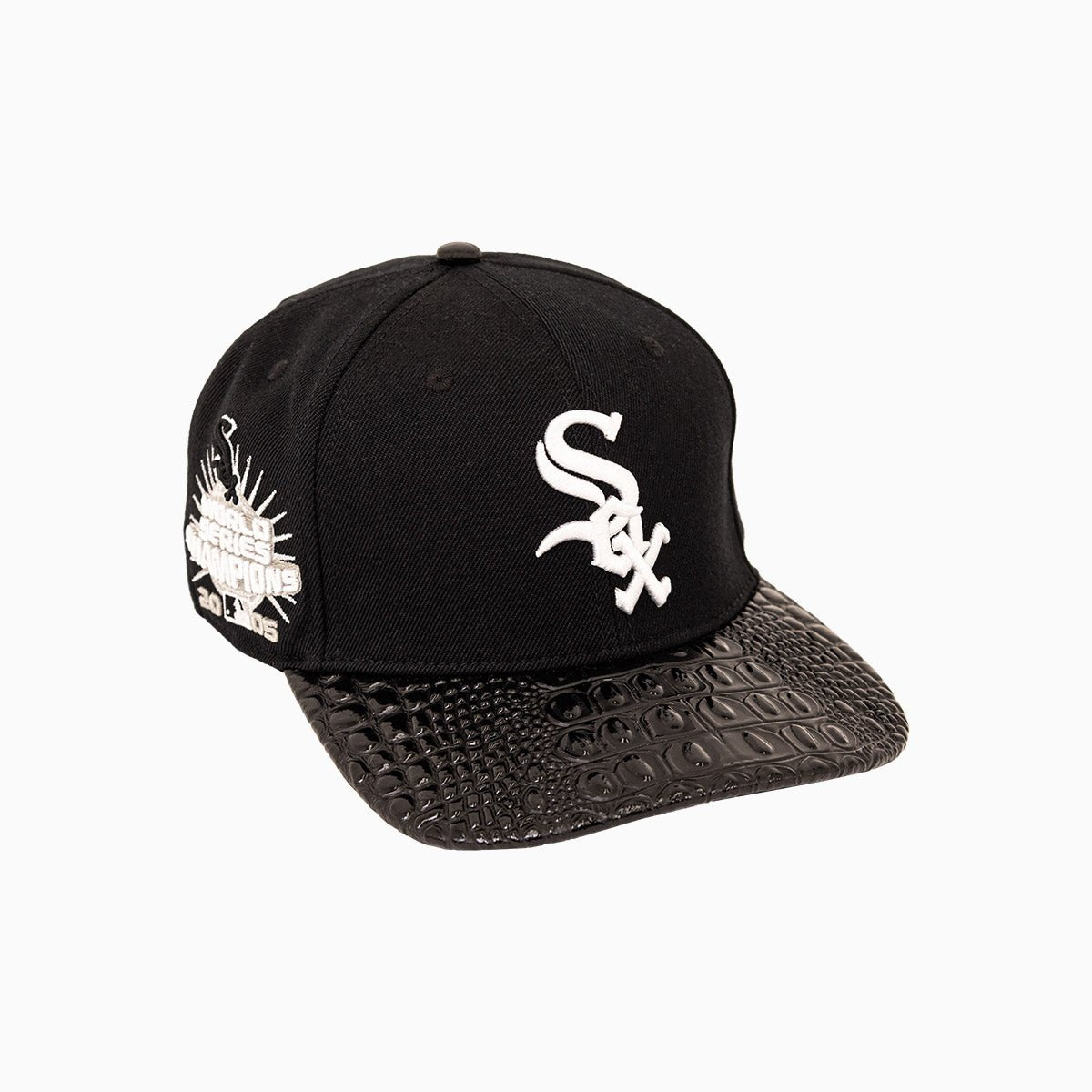 Chicago White Sox 2005 World Series MLB Leather Visor Snapback Hat