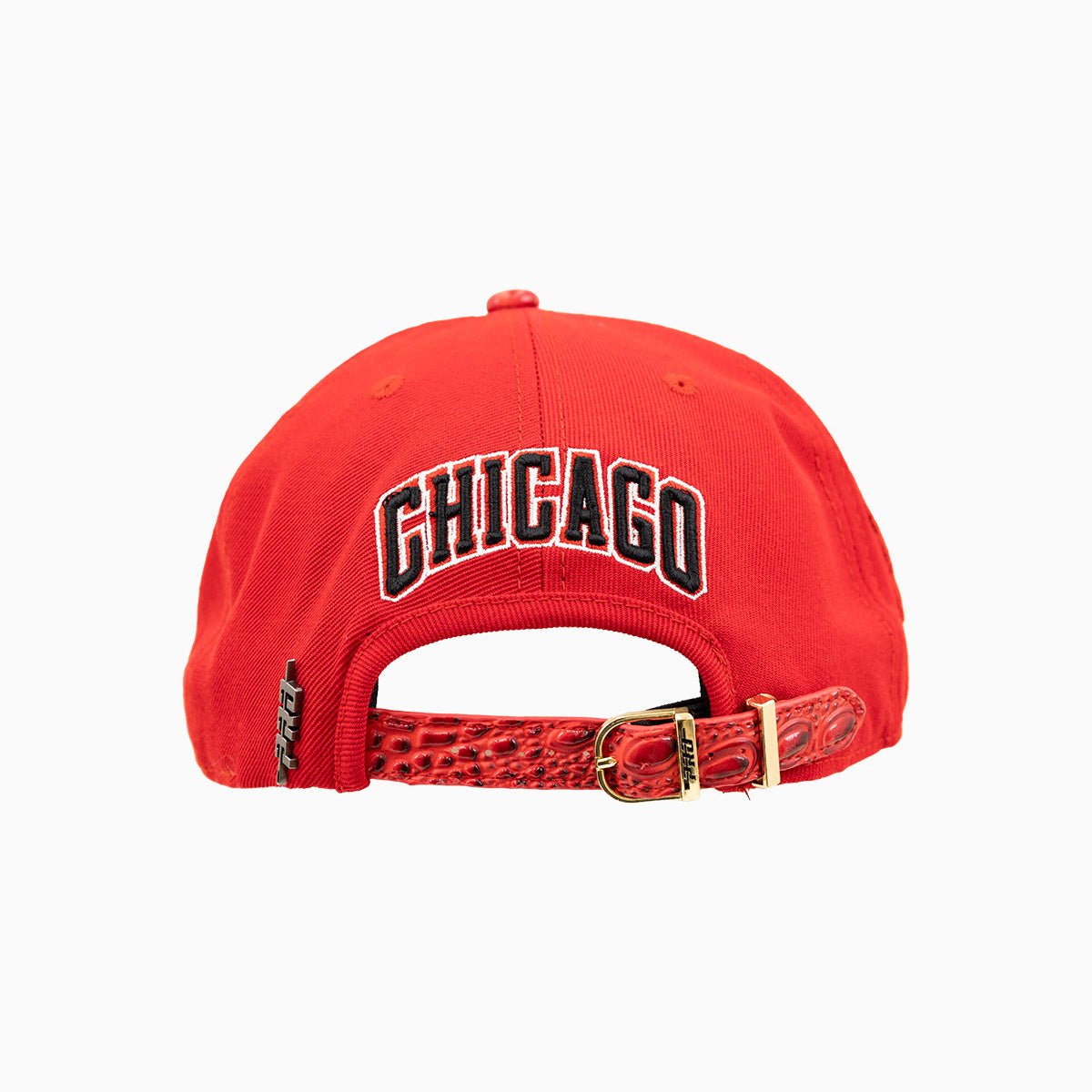 Chicago Bulls NBA Leather Visor Flatbrim Snapback Hat