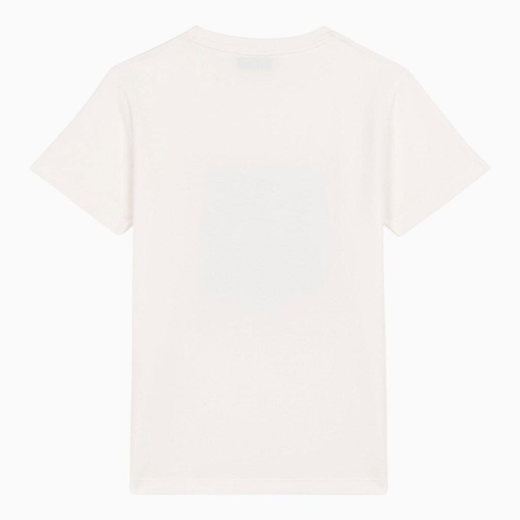 Kid's Animalier Photograph Print Applique T Shirt