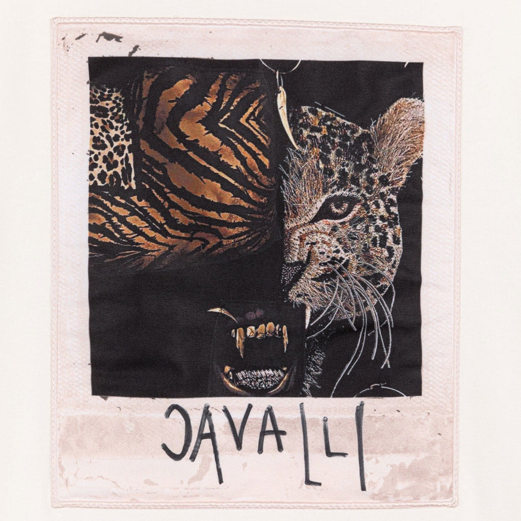 Kid's Animalier Photograph Print Applique T Shirt