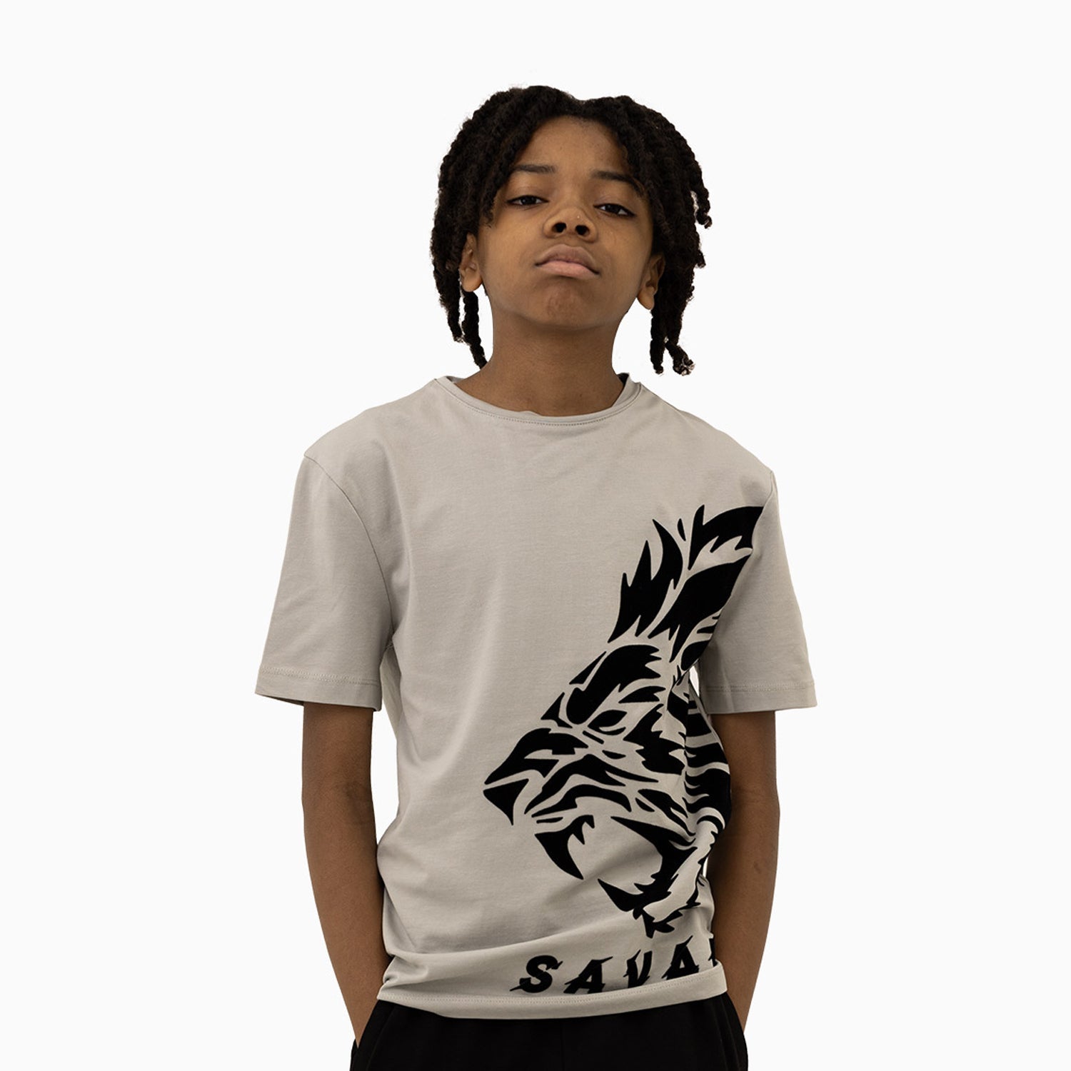 Kid's Beast Fearless Brave Short Sleeve T-Shirt