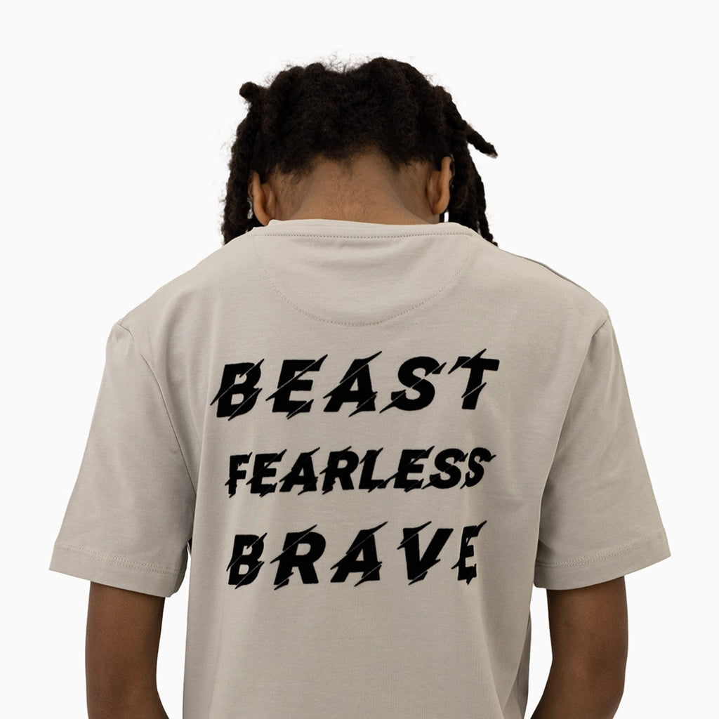 Kid's Beast Fearless Brave Short Sleeve T-Shirt