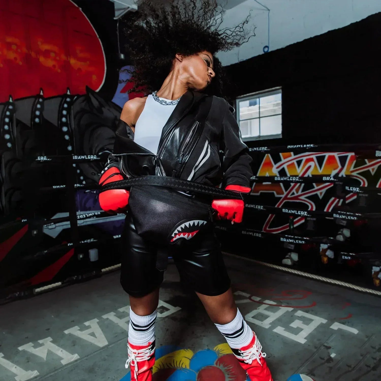 Fly Knit Mouth Savvy Crossbody